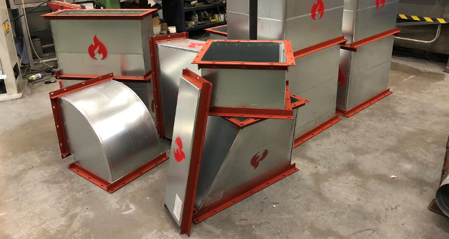 Fire-Rated Kitchen Ducting Installation